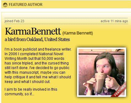 Protagonize featured author Karma Bennett