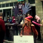 giant puppet protest art