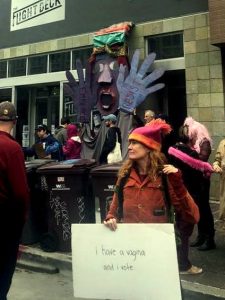 giant puppet protest art