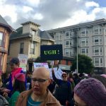 Protest sign Oakland Women's March has single word: Ugh!