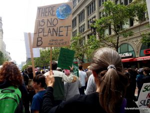 THERE IS NO PLANET B protest sign